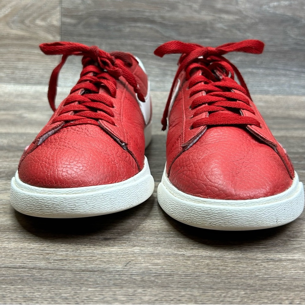 Nike Blazer Low PRM Womens 9.5 Red Sail Basketball Sneakers Gym Tennis Shoes - Picture 10 of 13